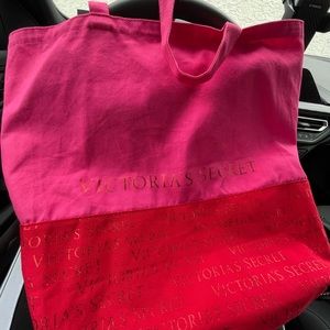 Victoria secret canvas tote